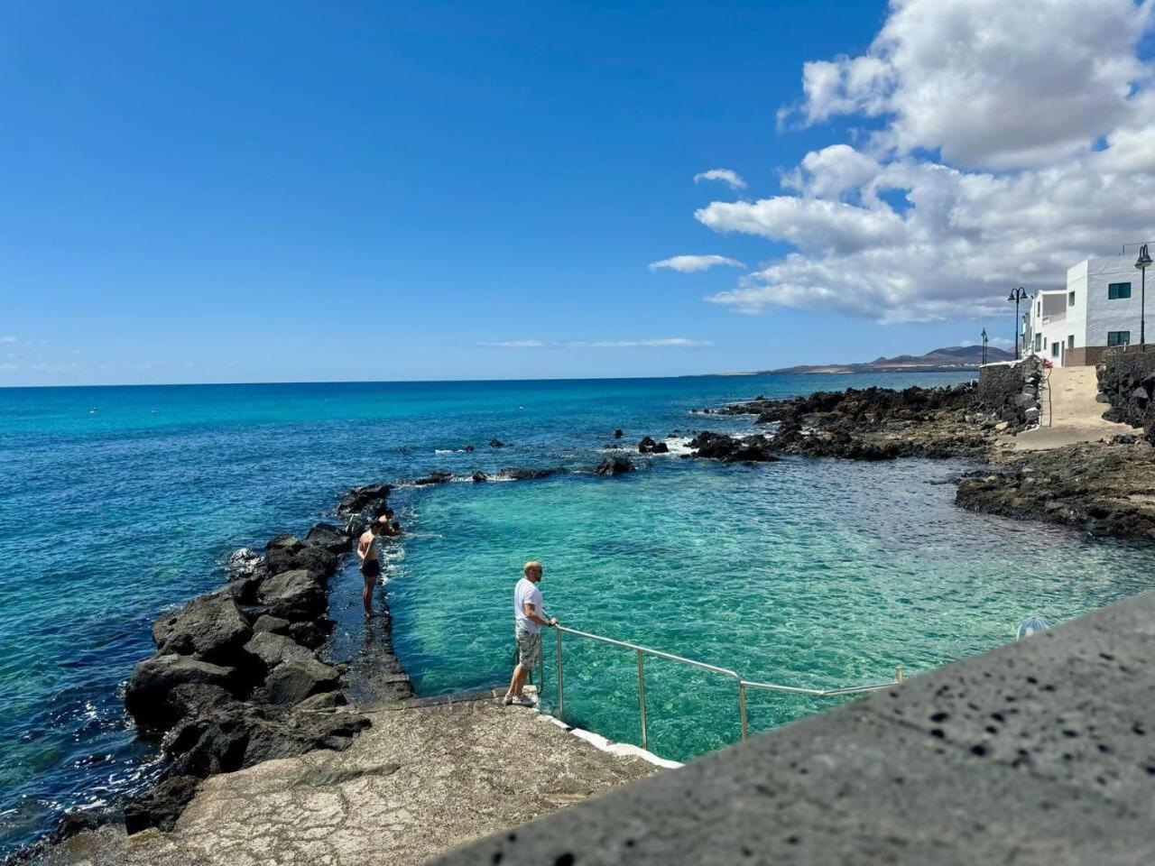 Gran Terraza 1 Minuto De Las Piscinas Naturales Punta Mujeres Dış mekan fotoğraf