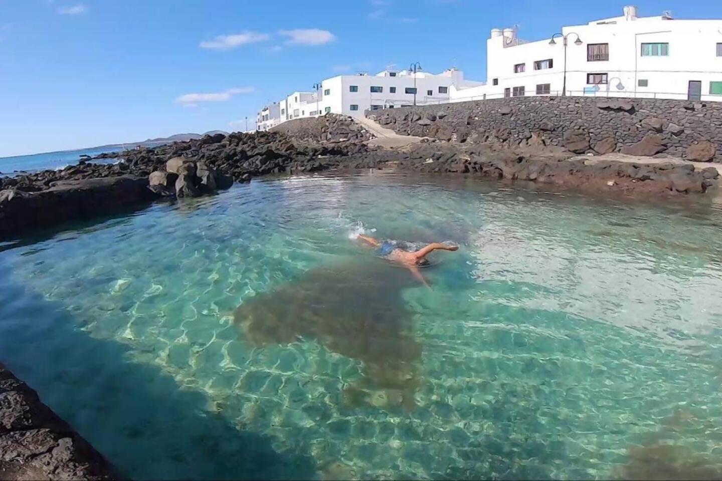 Gran Terraza 1 Minuto De Las Piscinas Naturales Punta Mujeres Dış mekan fotoğraf